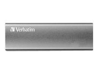 Verbatim Vx500 - Disque dur externe SSD - 480 Go - USB 3.1 Gen 2 (USB-C connecteur) - gris sidéral