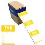 Avery - 1000 Etiquettes Jour Simples - MARDI - 25x25mm - Amovibles