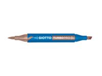 Giotto - Feutre double pointe marron