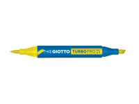 Giotto - Feutre double pointe jaune
