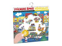 Stickers épais - Véhicules - Livre d’activités créatives
