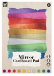 Bloc de papier - cartonne miroir de couleur A4 - 10 feuilles - 250 gr