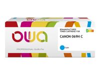 Cartouche laser remanufacturée Canon 069H - cyan - Owa