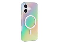BIGBEN Connected Hybrid - Coque de protection pour Apple iPhone 17 - irisé transparent 