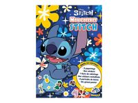 Disney stitch - mon coffret stitch - dans ce coffret: 3 papertoys, des stickers, 1 livre de coloriag