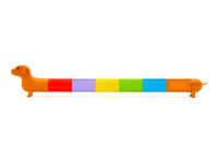 Kikkerland Rainbow Dachshund - Marqueur - couleurs assorties (pack de 6)
