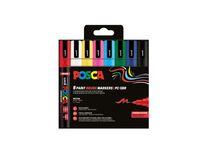 POSCA – Pochette de 8 marqueurs Brush PC-5BR – Couleurs basiques
