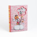 Diddl - Carnet A4 rigide motif fleur