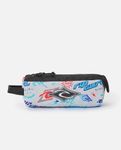 RIP CURL – Trousse Light Grey – 2 compartiments – 21 × 8 × 8 cm