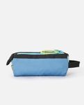 RIP CURL – Trousse Blue – 2 compartiments – 21 × 8 × 8 cm