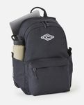 RIP CURL – Sac à dos Washed Black – 2 compartiments – 49 × 32 × 22 cm