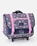 RIP CURL – Cartable à roulettes Navy Pink – 2 compartiments – 41 × 38 × 21 cm