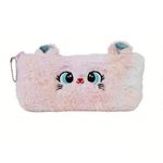 Trousse Fourrure Chat – 20 × 10 cm