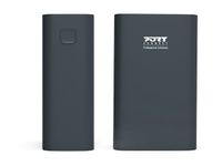 PORT Connect - Batterie de secours - 26800 mAh - 4 connecteurs de sortie (2 x USB-C, 2 x USB) - sur le câble : USB-A