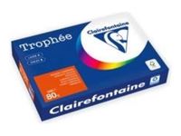 Clairefontaine Trophée -  Papier couleur - A3 (297 x 420 mm) - 80 g/m² - 500 feuilles - rouge cardinal