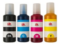 Cartouche compatible Epson EcoTank 102 - Pack de 4 - magenta, cyan, noir, jaune - Uprint