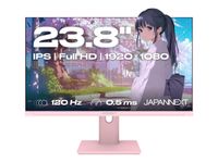 JAPANNEXT JN-IPS238G120F-HSP - Écran LED 23,8" - Full HD (1080p) - 120 Hz - rose pastel