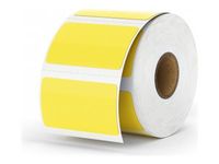NEUTRAL - 1 rouleau de 1000 étiquettes pour PL70E/PL80E - jaune - 57 x 32 mm
