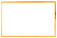 Ulmann - Tableau blanc magnétique 45 x 60 cm - cadre pin