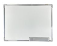 Ulmann- Tableau blanc laqué 45 x 60 cm - magnétique - cadre alu