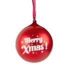 Bigben - Boule de noël lumineuse avec enceinte - rouge