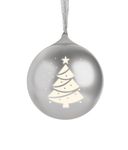 Bigben - Boule de noël lumineuse avec enceinte - gris