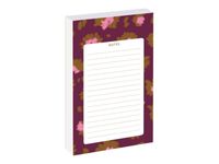 To Do List BLUE ART "Sauvage rose" - CLEMZILLU - TROPIQUE FANTASTIQUE 18*10cm