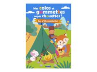 Mes colos et gommettes super chouettes ! - Les p'tits aventuriers - livre de coloriage / d'activités