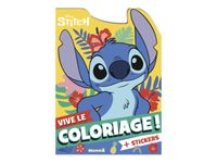 Disney - Stitch - Vive le coloriage ! - avec autocollants - livre à colorier