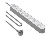 Force Power Lite - Parafoudre - 6 prises - 1.5 m - blanc