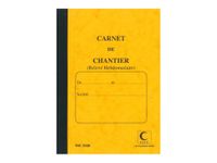 ELVE - Carnet de chantier - relevé hebdomadaire - 80 pages - 130 x 190 mm