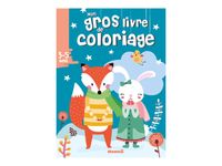 Mon gros livre de coloriage (renard, lapin blanc)