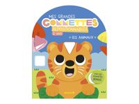 Mes grandes gommettes repositionnables - 2 ans - les animaux - avec des gommettes bonus