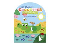 Mes grandes gommettes repositionnables - 2 ans - les couleurs - avec des gommettes bonus