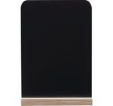 Présentoir de table en ardoise et bois - format A4