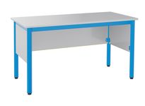 Chaire de professeur NOVA - plateau ép.19 mm - mélaminé - chant ABS - piètement époxy - 135x64 cm - T6