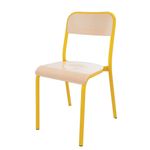 Chaise TRÉVISE - 4 pieds - assise et dossier bois Blueprotech - piètement époxy - T6