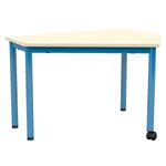 Table VERSATI - plateau ép.21 mm stratifié - chant ABS - piètement époxy - 90x69 cm - T3