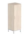 Armoire MÉTIS - 1 porte - charnière à droite - 1/2 penderie et lingerie - mélaminé/époxy - L66xP64xH183 cm