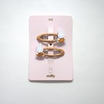 Miffy – Duo barrettes Bronze