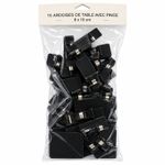 Ardoises Inscriptibles avec Pince - Lot de 15 - 8 x 10 cm