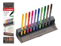 STABILO Pen 68 Premium - Crayon-feutre - permanent - couleurs assorties - encre à l'eau - 1 mm - moyen (pack de 10)