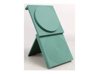 Casyx - Support de chargement sans fil - portable - Fast Charge - 2 connecteurs de sortie (magnétique) - vert sauge