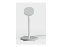 Casyx - Support de chargement sans fil - 2 en 1 + adaptateur secteur - 20 W - Gris astral