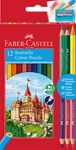 Faber-Castell Classic Colour – Set de 15 Crayons de Couleur dont 3 à Double Pointe