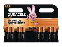 Duracell 150% - 8 piles alcalines - AA LR06