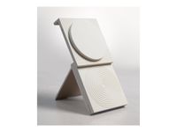 Casyx - Support de chargement sans fil - portable - Fast Charge - 2 connecteurs de sortie (magnétique) - gris lune