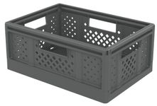 Sundis Fold'n store - Casier pliant M - 14L - L27,3xH16,6xP38,6 cm - gris 