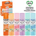 CLÉOPÂTRE – Boîte de 6 bâtons Pastel de colle transparente “Cléostick” – 8 g