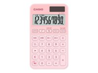 Casio SL-310YC - Calculatrice de bureau - 10 chiffres - panneau solaire, pile - Rose